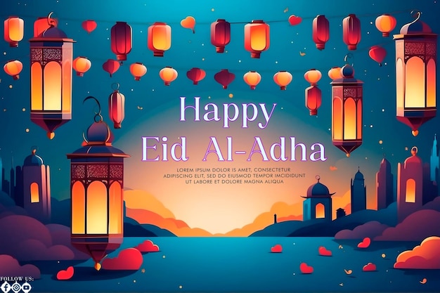 Eid AlAdha Islamic Celebration Template