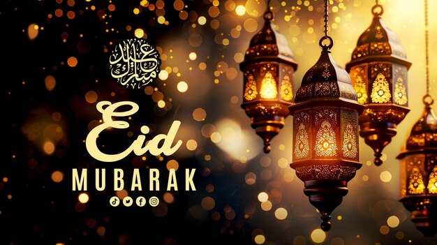 Eid Mubarak card design