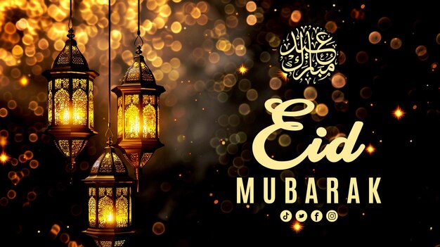 Eid Mubarak card design