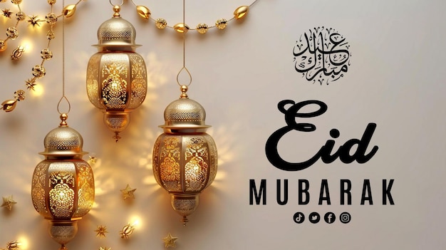 Eid Mubarak card design