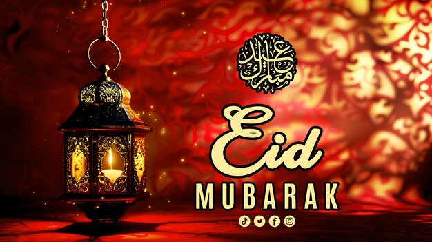 Eid Mubarak card design