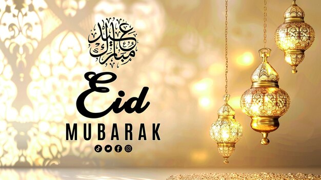 Eid Mubarak card design