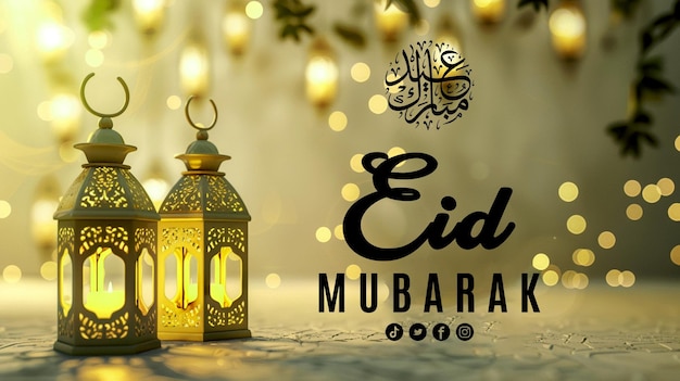 Eid Mubarak card design