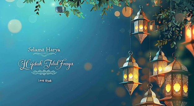 Eid Mubarak and eid ulfitr web banner template