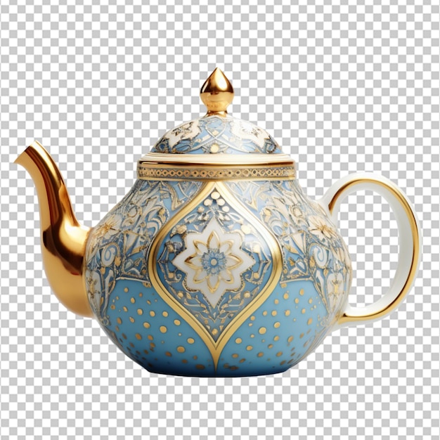 eid teapot isolated on white background