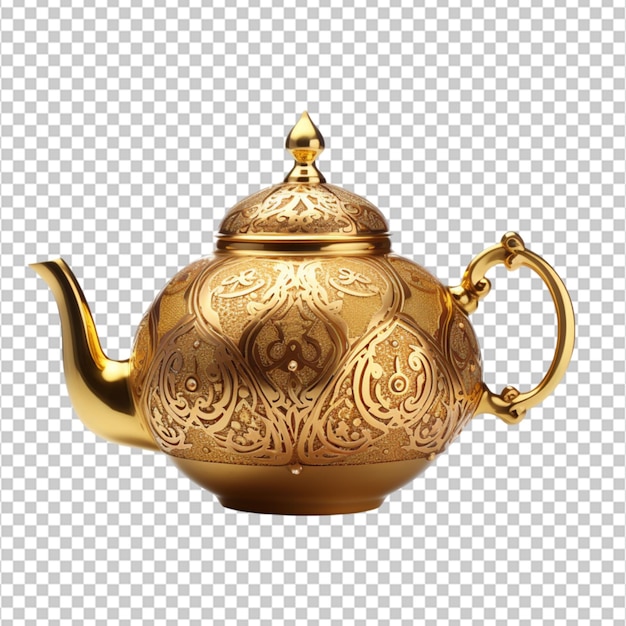 eid teapot isolated on white background