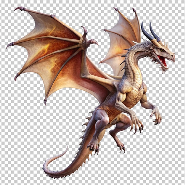 PSD elder dragon flying