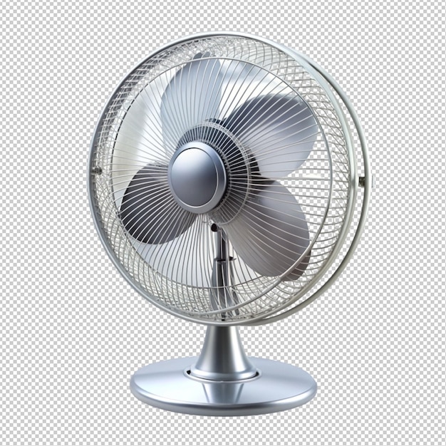 Electric Desk Fan Icon Isolated 3d render illustration