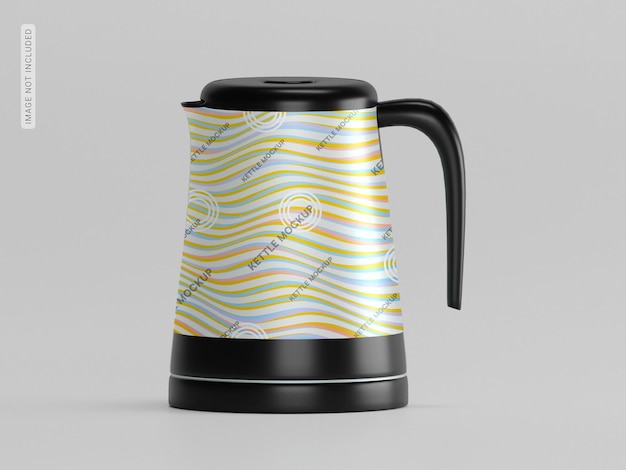 Electric kettle mockup