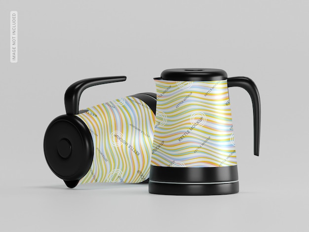 Electric kettle mockup