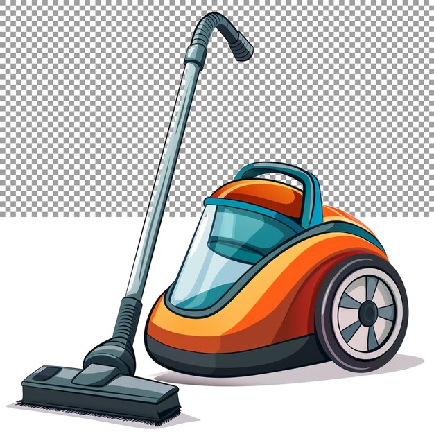 PSD an electrical appliance used for cleaning floors and carpets on a transparent background