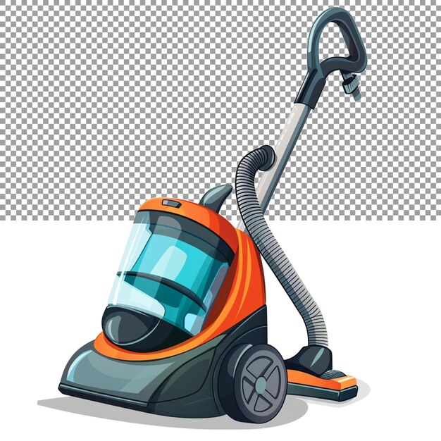 PSD an electrical appliance used for cleaning floors and carpets on a transparent background