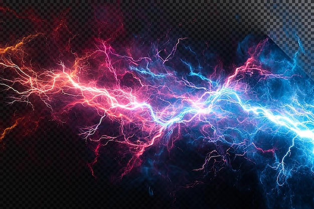 Electrical shock thunder lighting effect Transparent Overlay