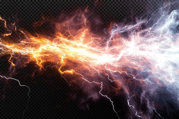 Electrical shock thunder lighting effect Transparent Overlay