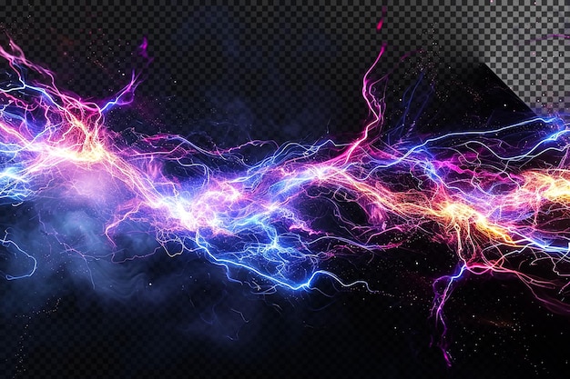 Electrical shock thunder lighting effect Transparent Overlay