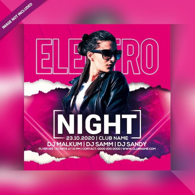 Electro Night Party Flyer