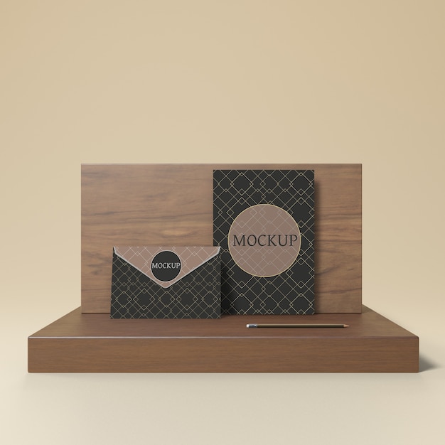 Elegant branding concept mock-up