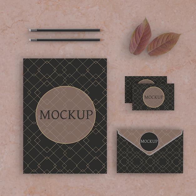 Elegant branding concept mock-up