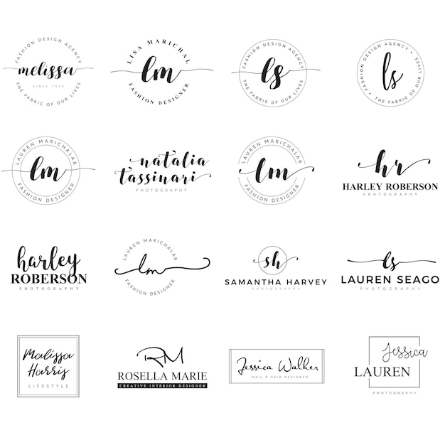 PSD elegant branding logo psd