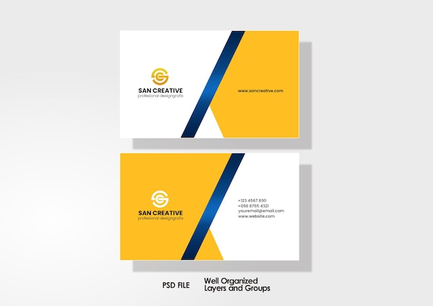 PSD elegant busines card for your company or your busines