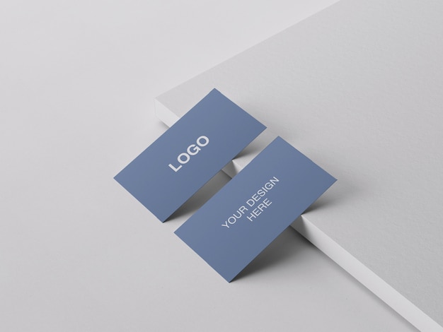 Elegant business card mockup