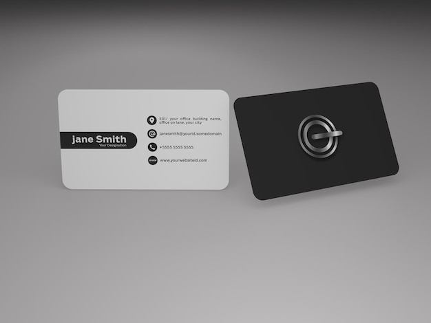 Elegant Business Card Mockup