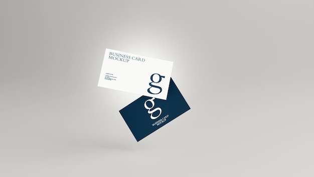 Elegant business card mockup