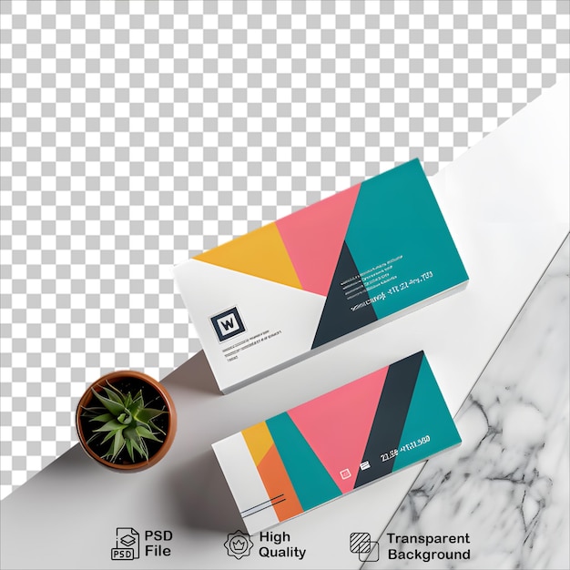 PSD elegant business card template isolated background