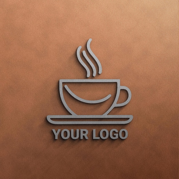 Elegant Business Logo Mockup on Uncoated Paper