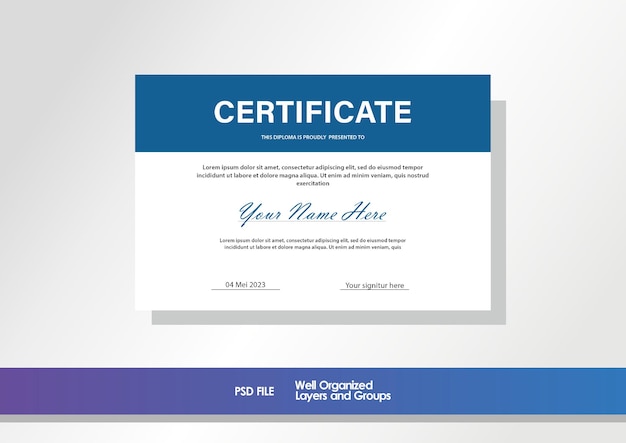 Elegant Certificate Template