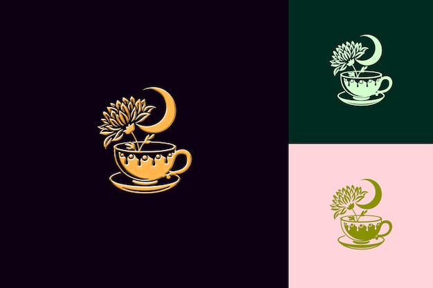 Elegant Chrysanthemum Tea With Minimalist Design Simple Yet PNG Inspired Lunar Icon Designs