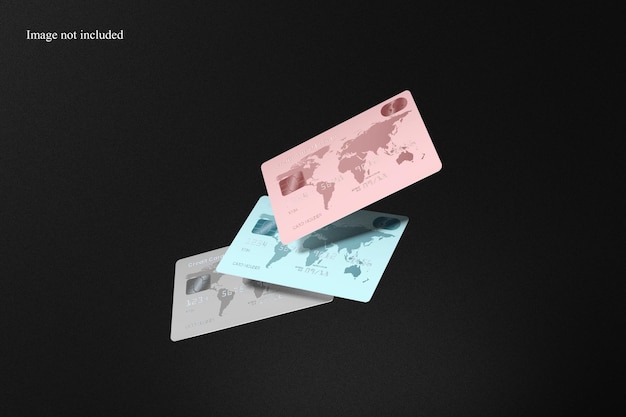 Elegant Credit Card Mockup for presenting your design to clients