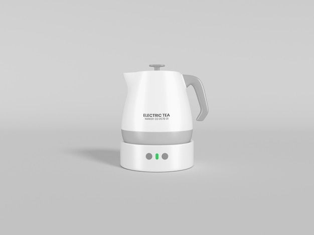 Elegant Electric Tea Kettle Mockup