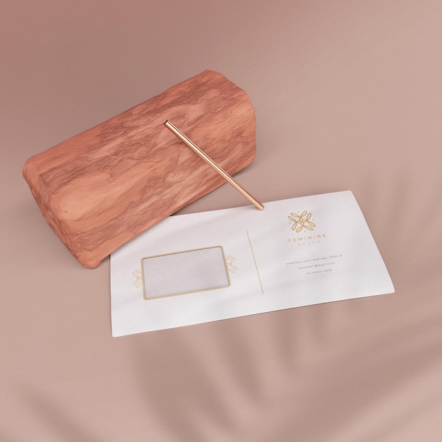 elegant envelope mockup