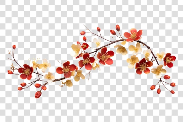 Elegant floral branch design