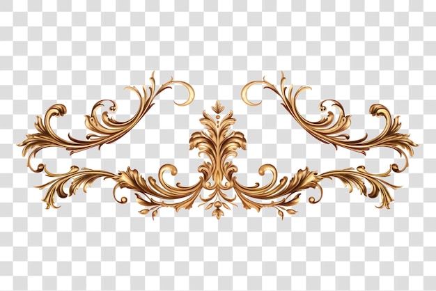 Elegant gold ornamental design