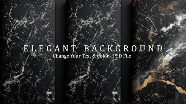 PSD elegant marble texture set