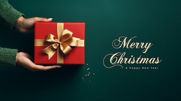 Elegant Merry Christmas background with beautiful decoration