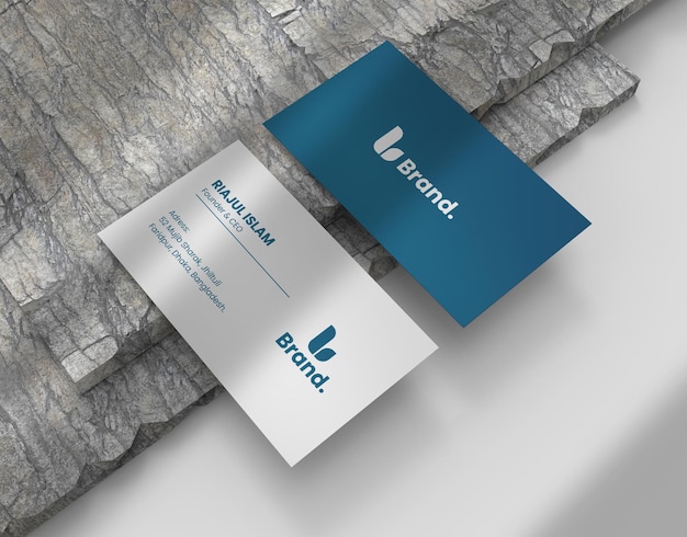 Elegant and Modern Business card mockup