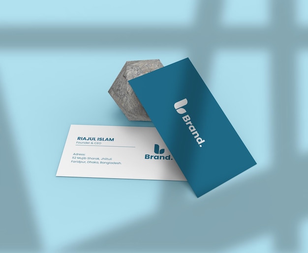 Elegant Modern Business card mockup