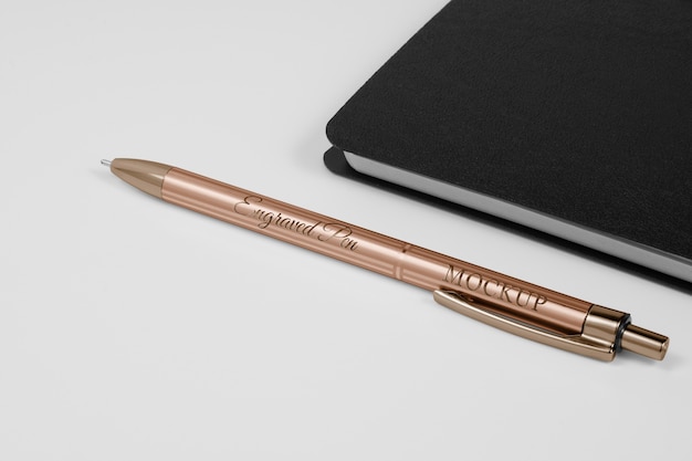 Elegant pen mockup design