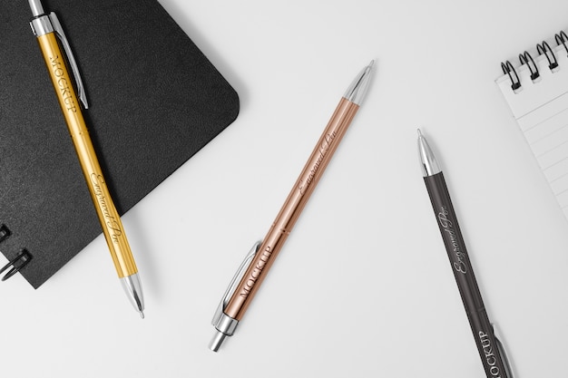 Elegant pen mockup design