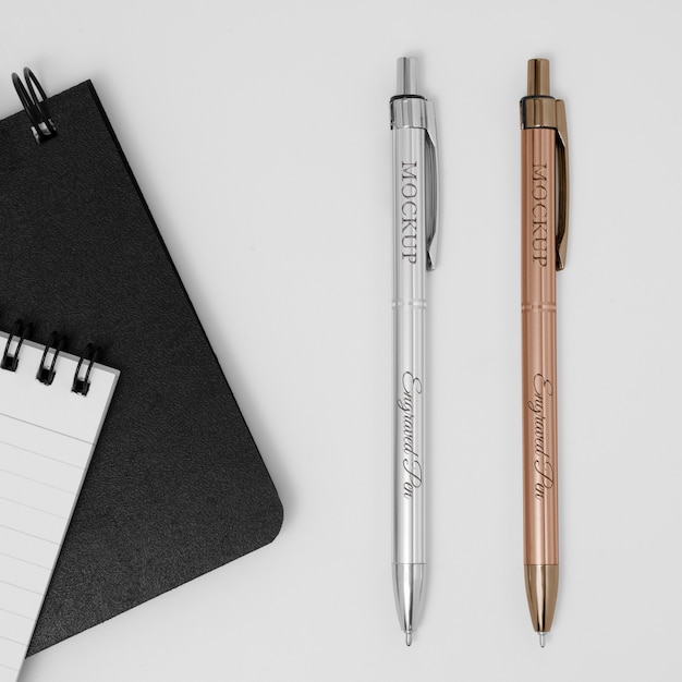 Elegant pen mockup design