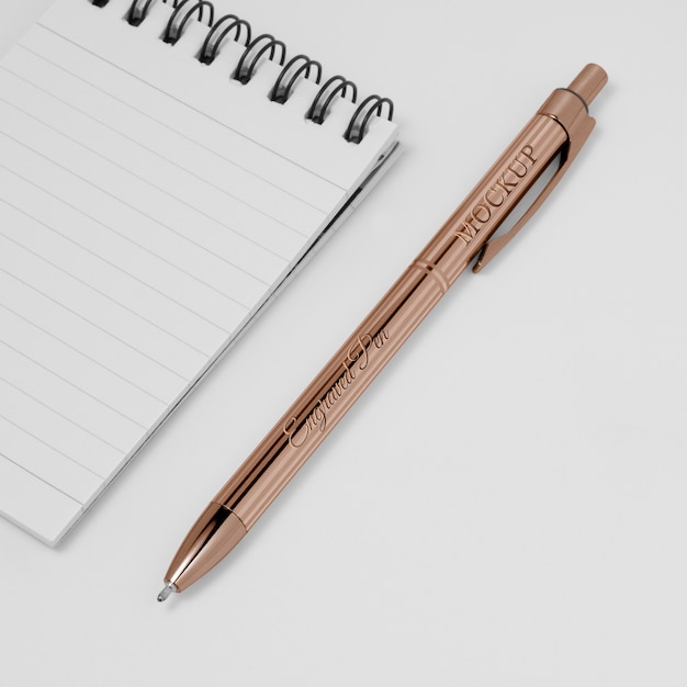 Elegant pen mockup design