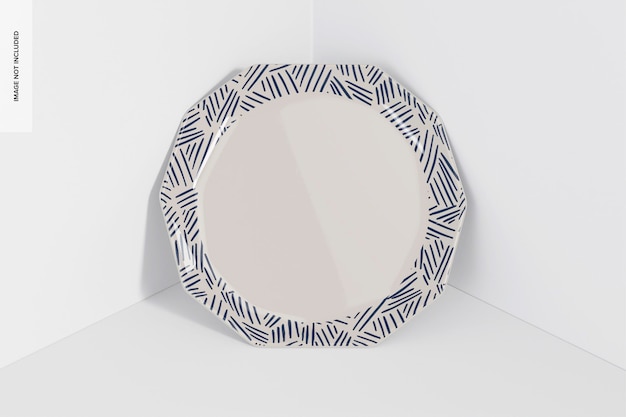 Elegant Plate Mockup, Perspective