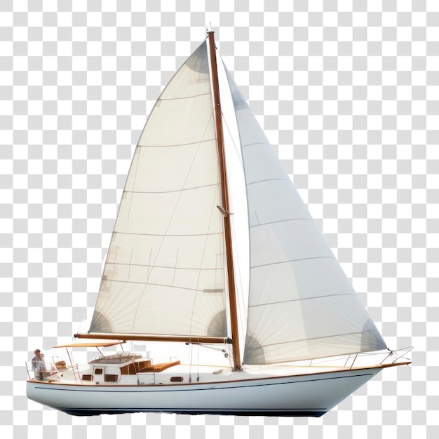 Elegant sailboat transparent PNG