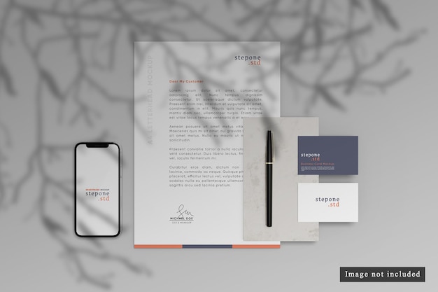 Elegant Stationery Mockup