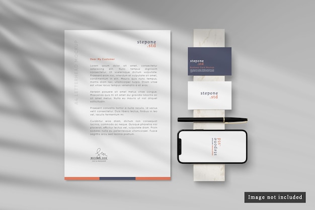 Elegant Stationery Mockup