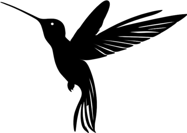 Elegant stencil bird clipart perfect for design