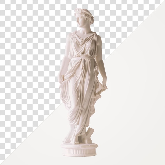 PSD elegant white marble statue art